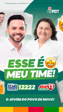 Flyer Estática Meu Time - ©Elvis Diones