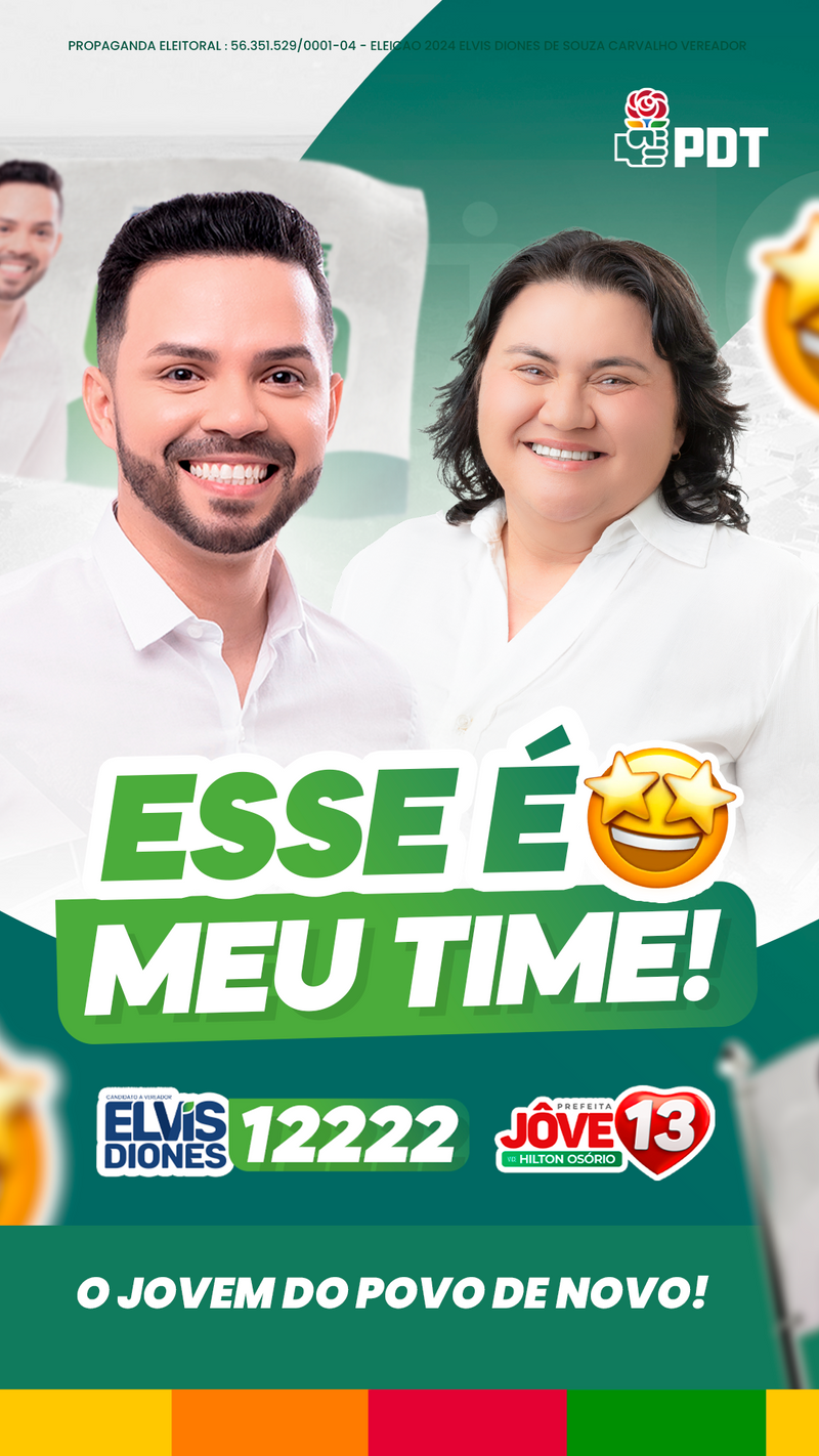 Flyer Estática Meu Time - ©Elvis Diones