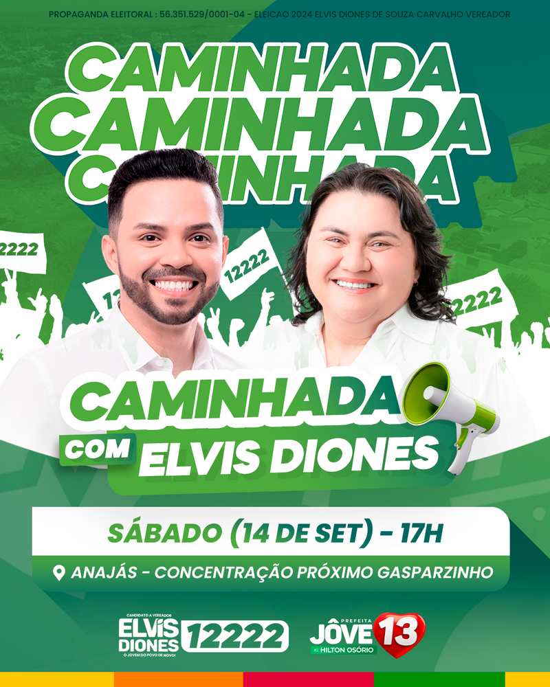 Flyer Estática Caminhada - ©Elvis Diones