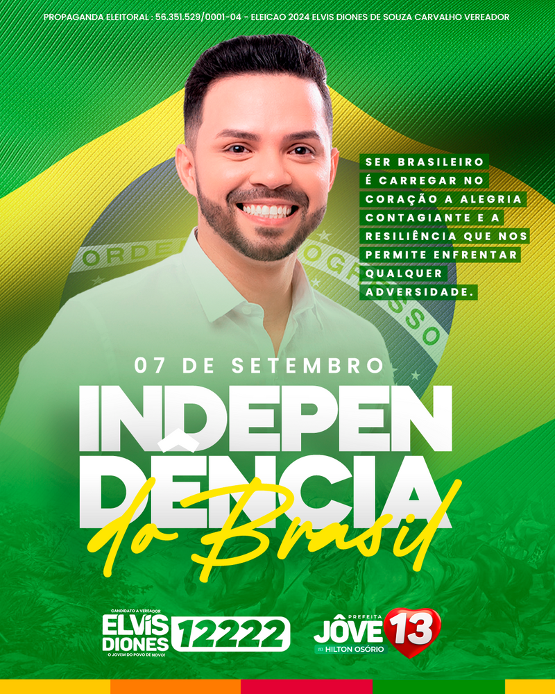 Flyer Estática Independência - ©Elvis Diones