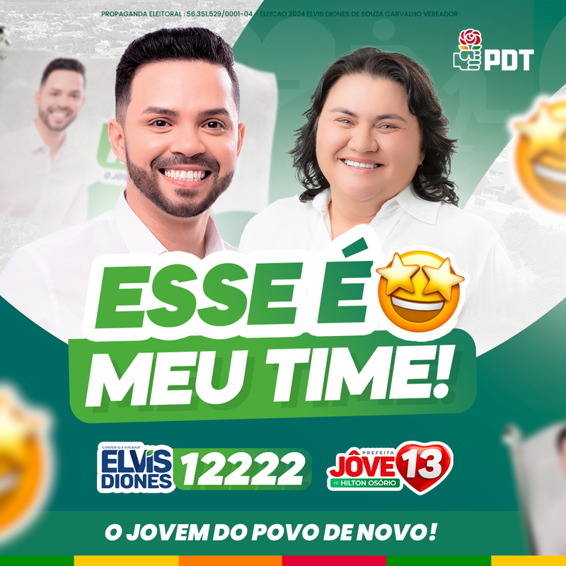 Flyer Estática Meu Time - ©Elvis Diones