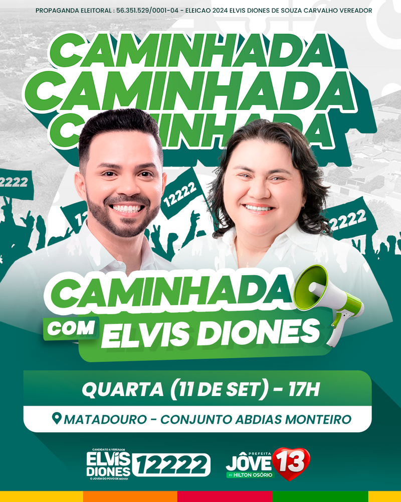 Flyer Estática Caminhada - ©Elvis Diones