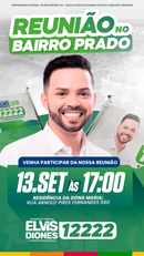 Flyer Estática Reunião - ©Elvis Diones