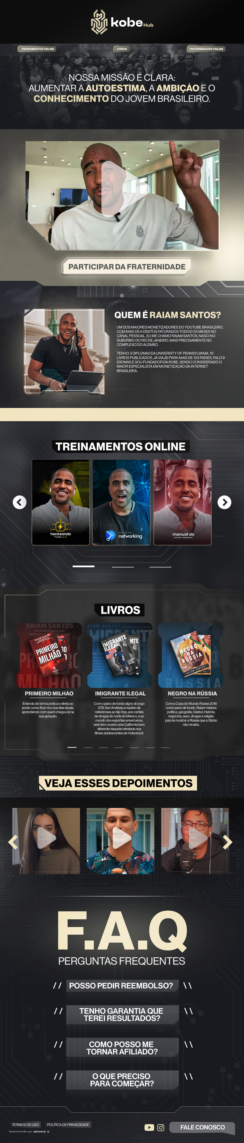 Lading Page - ©Kobe