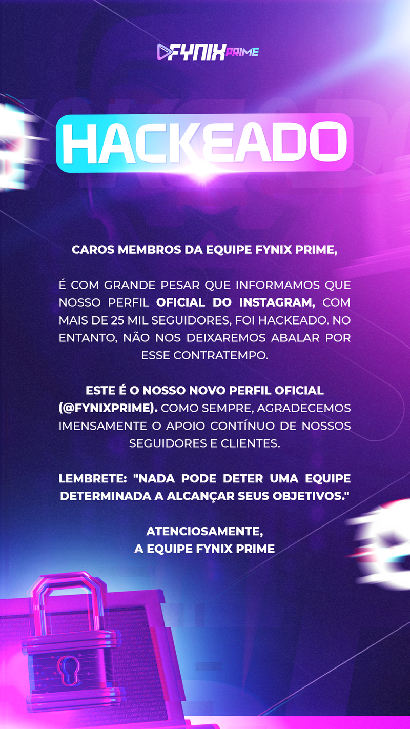Flyer Estática Hackeado - ©Fynix Prime