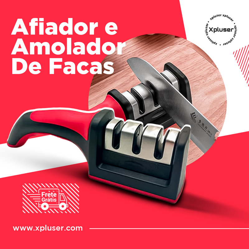 Flyer Estática Afiador De Facas - ©Xpluser