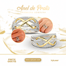 Flyer Estática Anel Prata - ©Xpluser