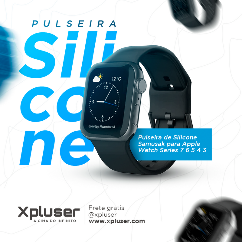 Flyer Estática Pulseira Silicone - ©Xpluser