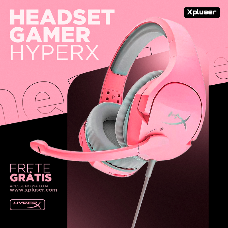 Flyer Estática Headset HyperX - ©Xpluser