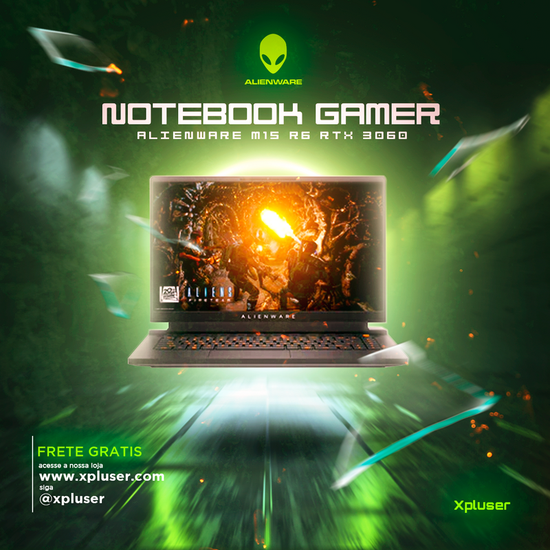 Flyer Estática Notebook Alienware - ©Xpluser