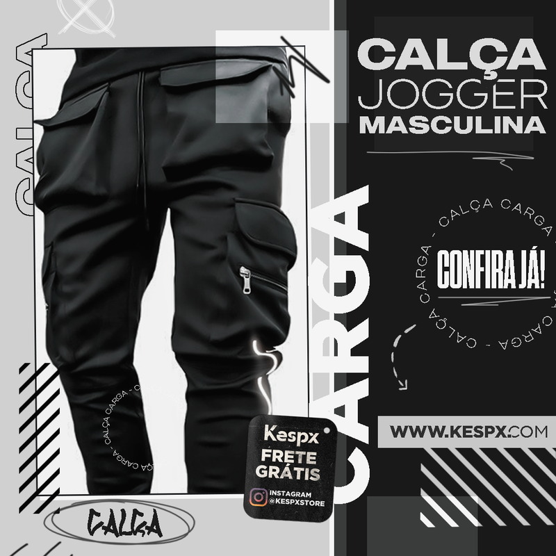 Flyer Animada Calça Jogger - ©Kespx