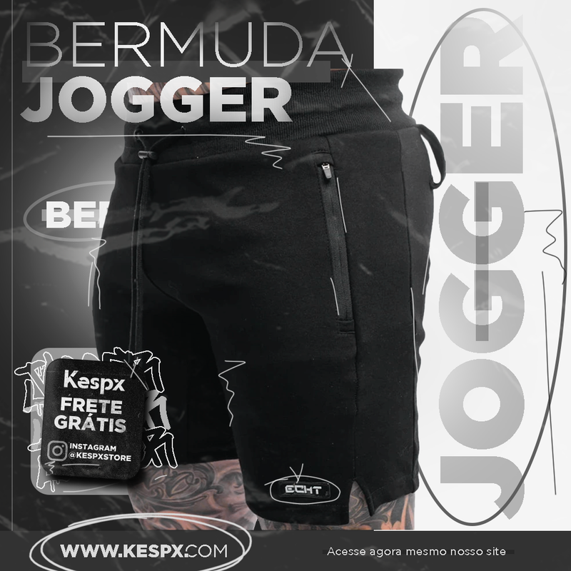 Flyer Estática Bermuda Jogger - ©Kespx