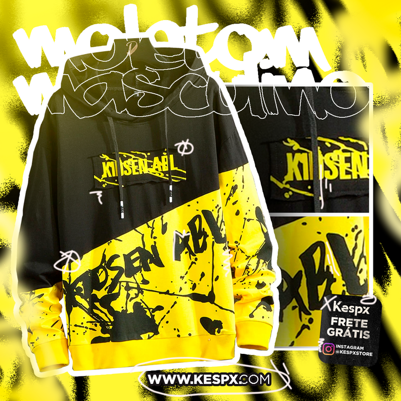 Flyer Estática Moletom Masculino - ©Kespx