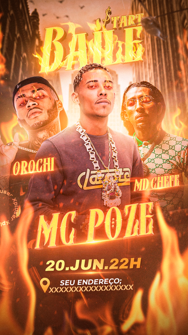 Flyer Estatística Baile - ©Xpluser