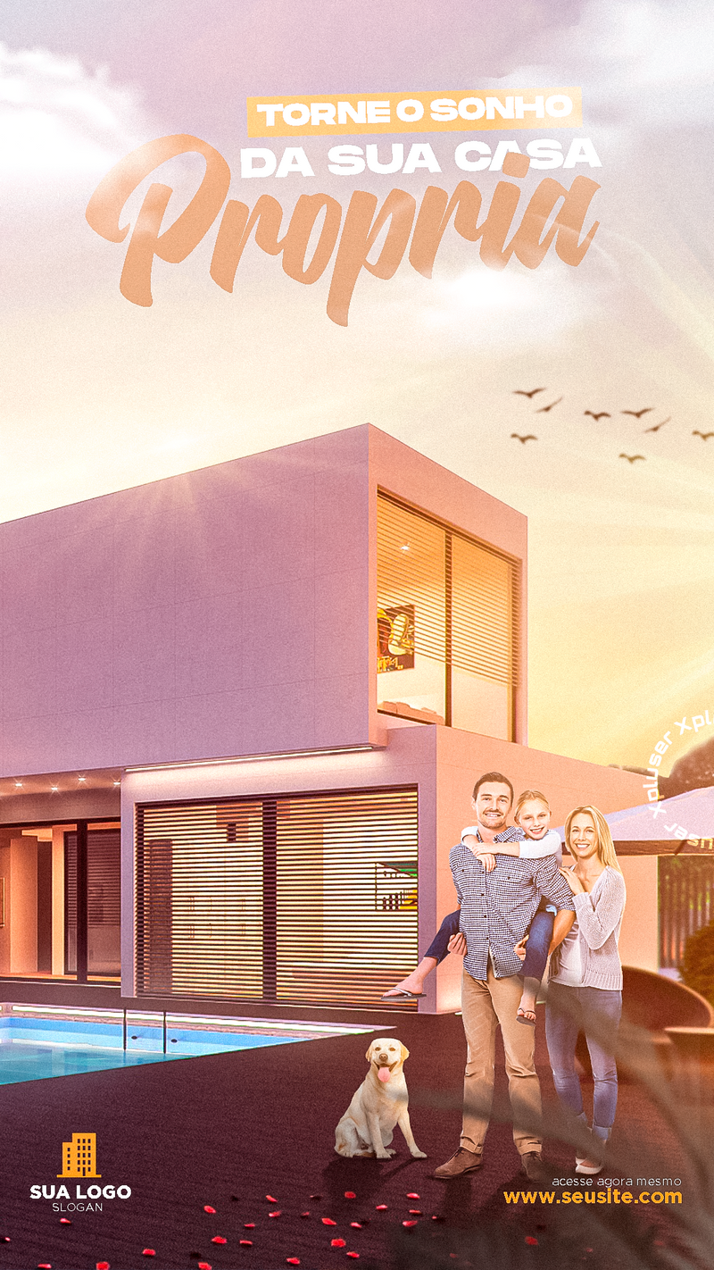 Flyer Estatística Casa - ©Xpluser