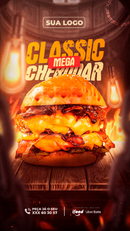 Flyer Estatística Hamburger - ©Xpluser